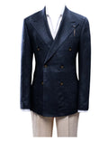 Blazer croisé lin et coton homme – CLEVI Paris