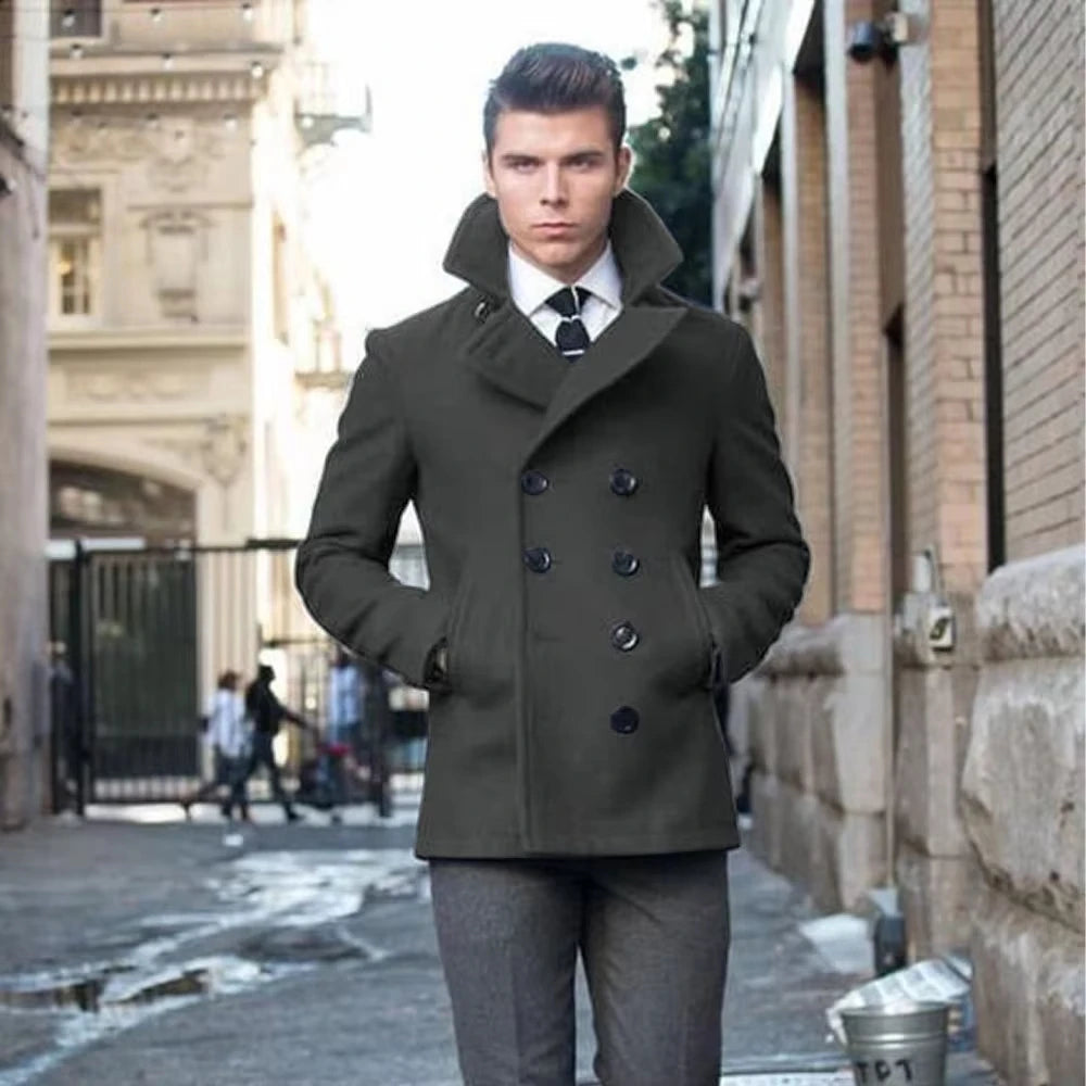 Caban homme double boutonnage – CLEVI Paris