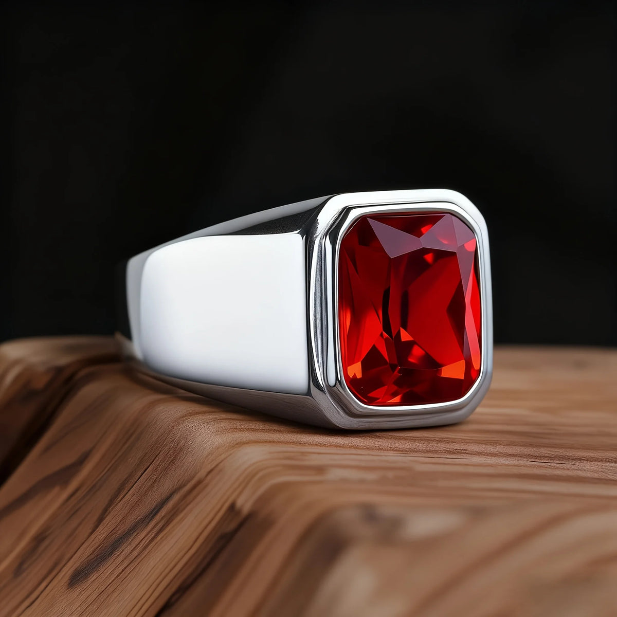 Bague onyx en acier 316L, styles variés – CLEVI Paris