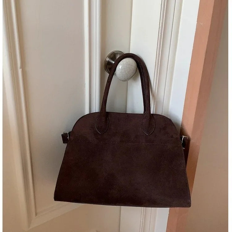 Grand Fourre-Tout Femme Cuir PU Vintage Boucle 39x27x25cm – CLEVI Paris