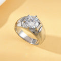 Bague Homme Géométrique en Acier Inoxydable – CLEVI Paris