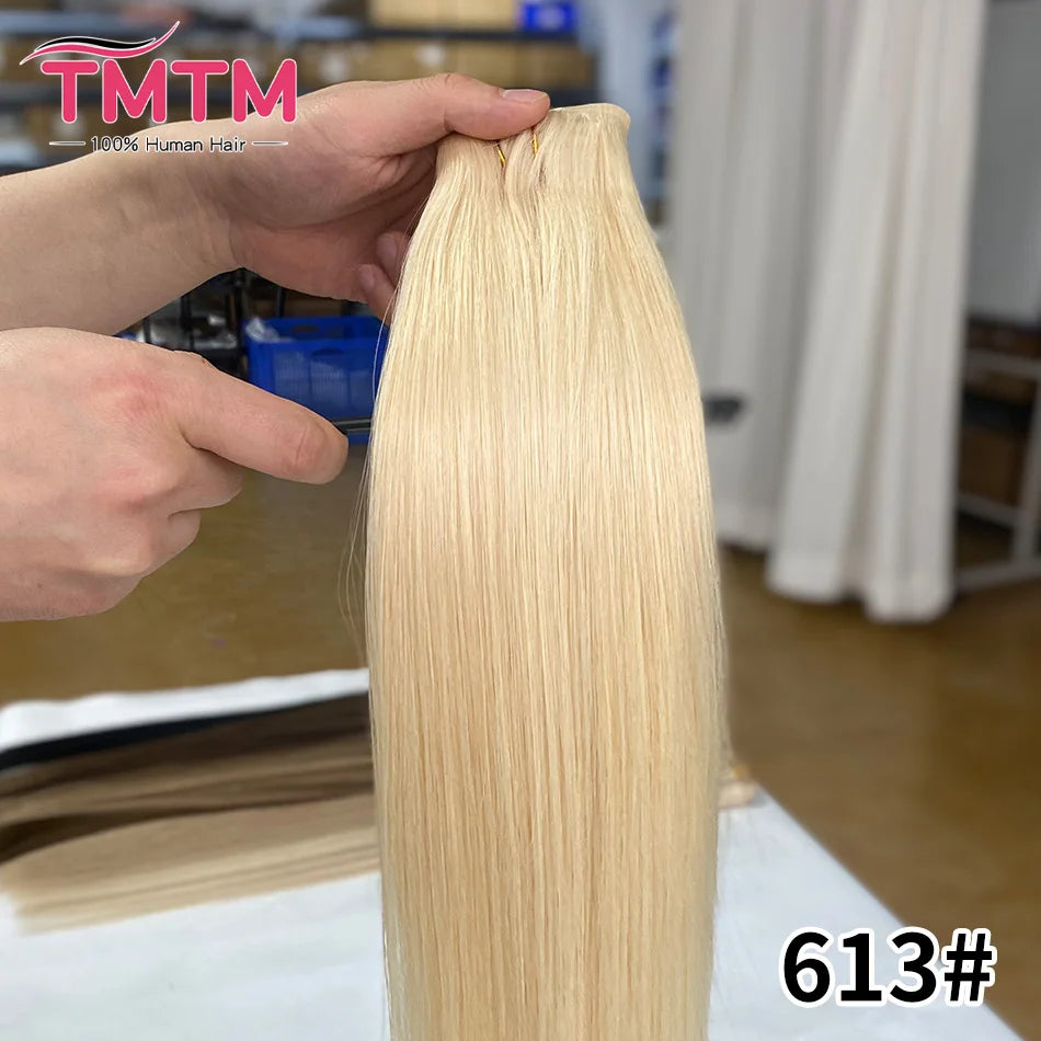Extensions Cheveux Clip PU Invisibles 7 Pcs – CLEVI Paris