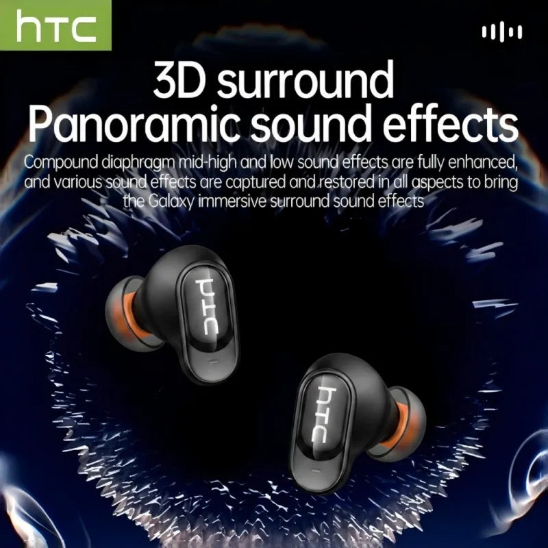 Écouteurs HTC NE79 TWS Semi-Intra Gaming 36h ENC – CLEVI Paris