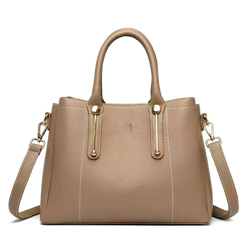 Sac à bandoulière en cuir véritable – CLEVI Paris