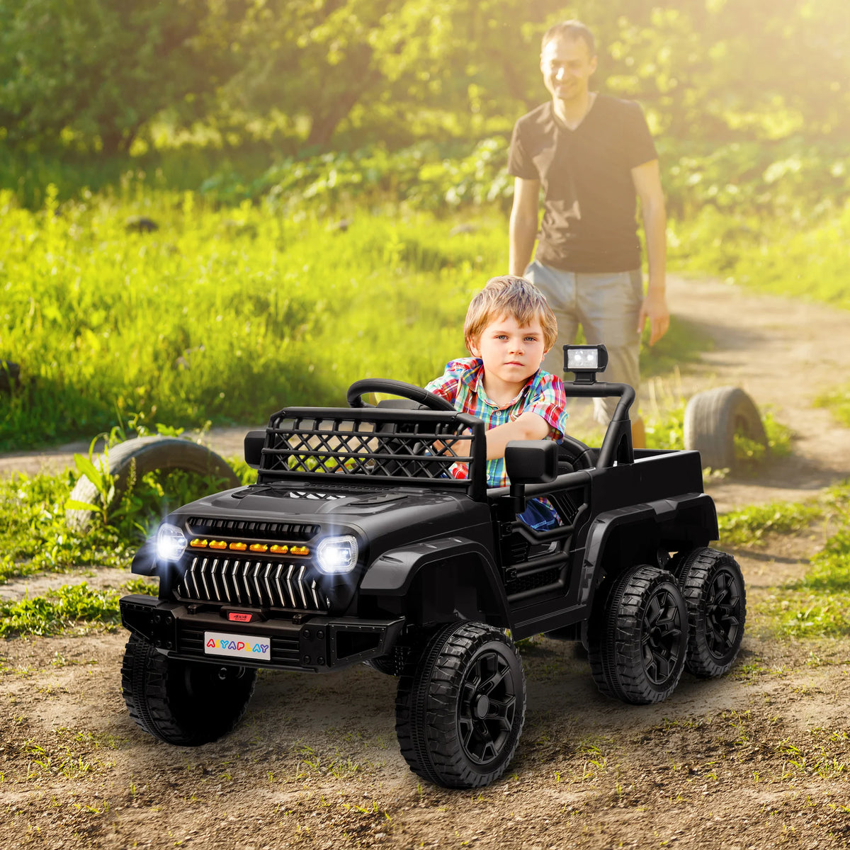 Buggy enfant AIYAPLAY 12 V avec remorque – CLEVI Paris