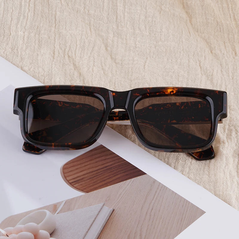 Lunettes de Soleil Grandes Carrées Acétate Hemmings UV400 Unisexe – CLEVI Paris