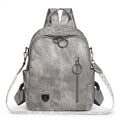 Sac à Dos PU Souple Femme Grande Capacité Retro Voyage École – CLEVI Paris