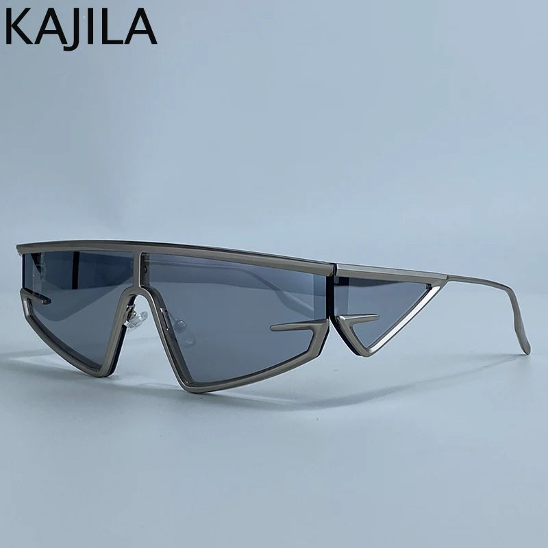 Lunettes de Soleil Shield Y2K Punk Steampunk Cyclisme UV400 Unisexe – CLEVI Paris