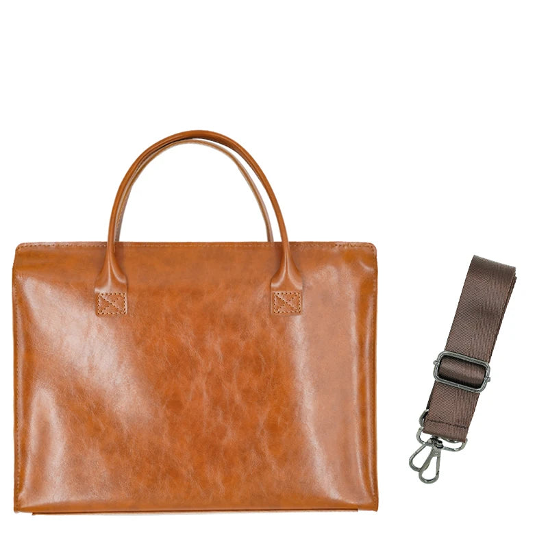 Sacoche Laptop Femme Cuir PU 13"/14"/15,6" MacBook & PC – CLEVI Paris