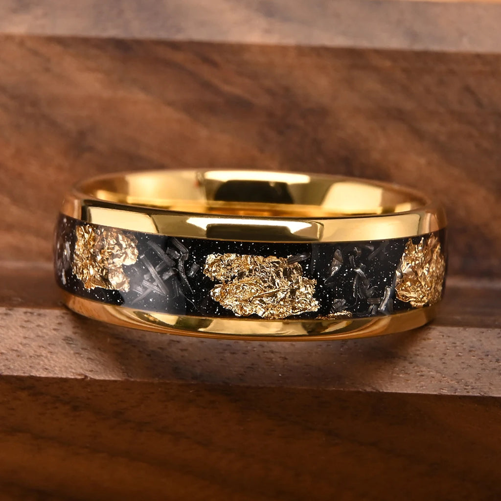 Bague Unisexe en Tungstène Noir 8 mm – CLEVI Paris