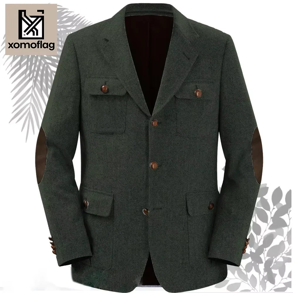 Costume homme à chevrons 2 pièces – CLEVI Paris
