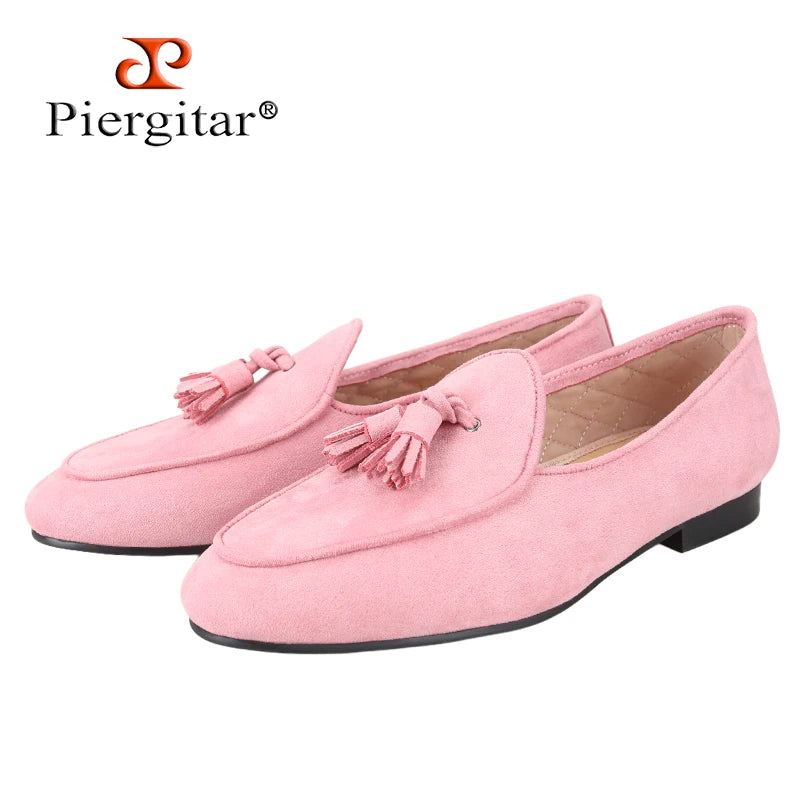 Mocassins Homme Daim à Pompons – CLEVI Paris