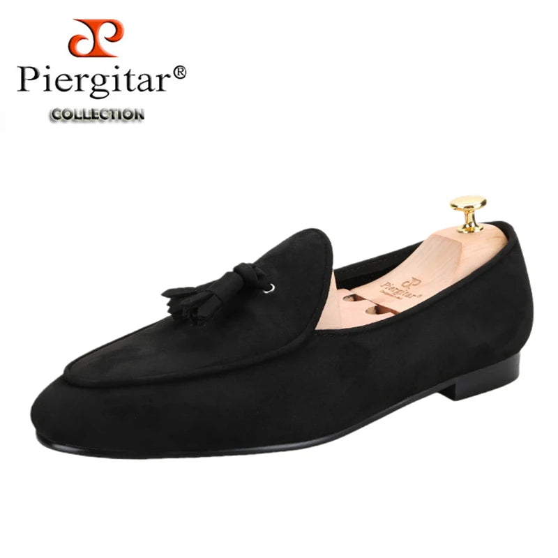 Mocassins Homme Daim à Pompons – CLEVI Paris