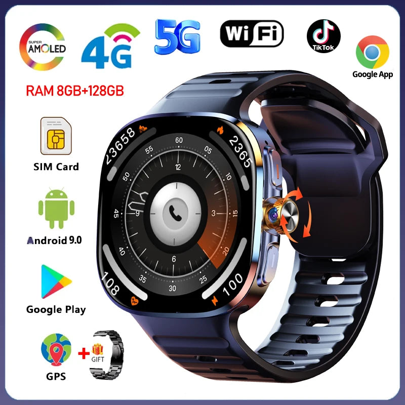 Montre Connectée 4G Android 9.0 Caméra – CLEVI Paris