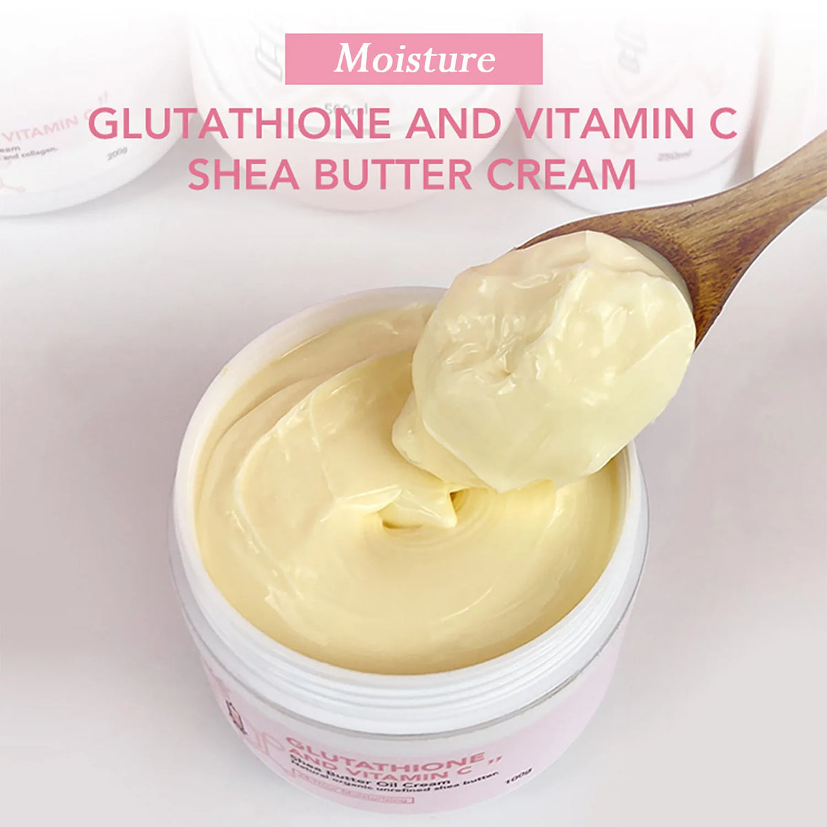 Crème Corps Éclaircissante AILKE – Beurre de Karé, Glutathion & Vitamine C – CLEVI Paris