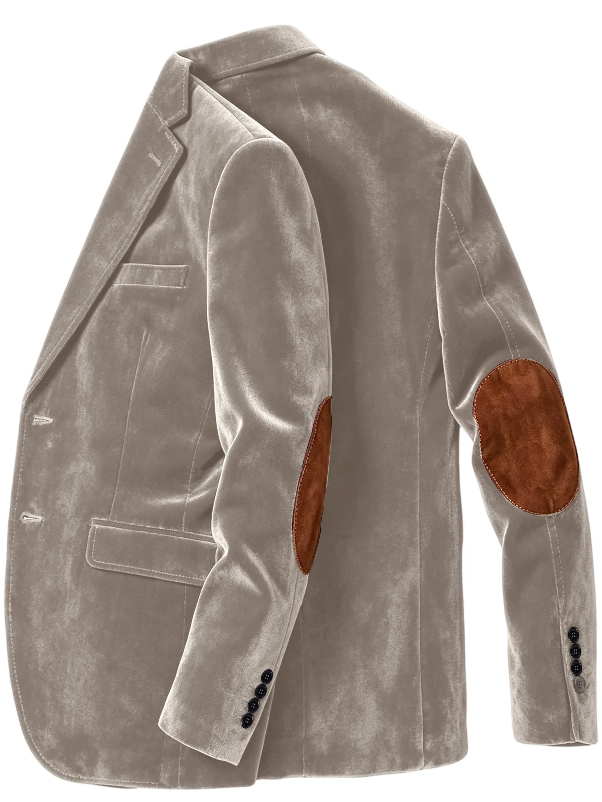 Blazer homme en velours à coudières – CLEVI Paris