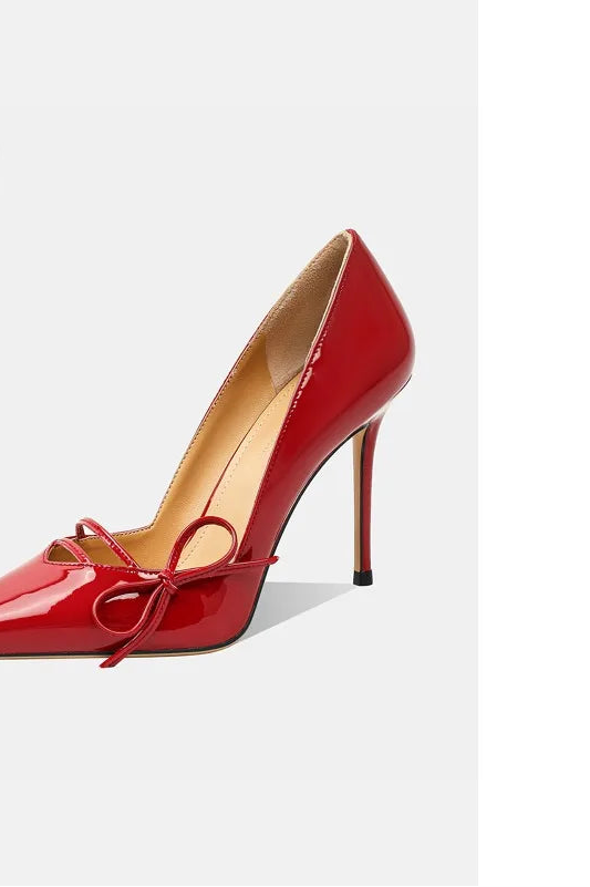 Escarpins slingback femme à nœud – CLEVI Paris