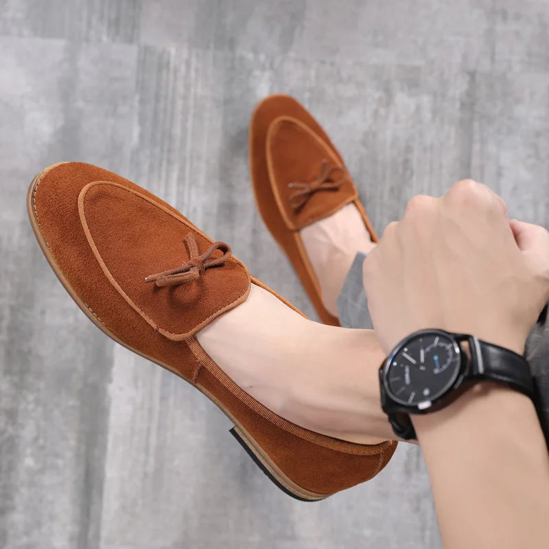Loafers Homme Faux Suède Slip-On – CLEVI Paris