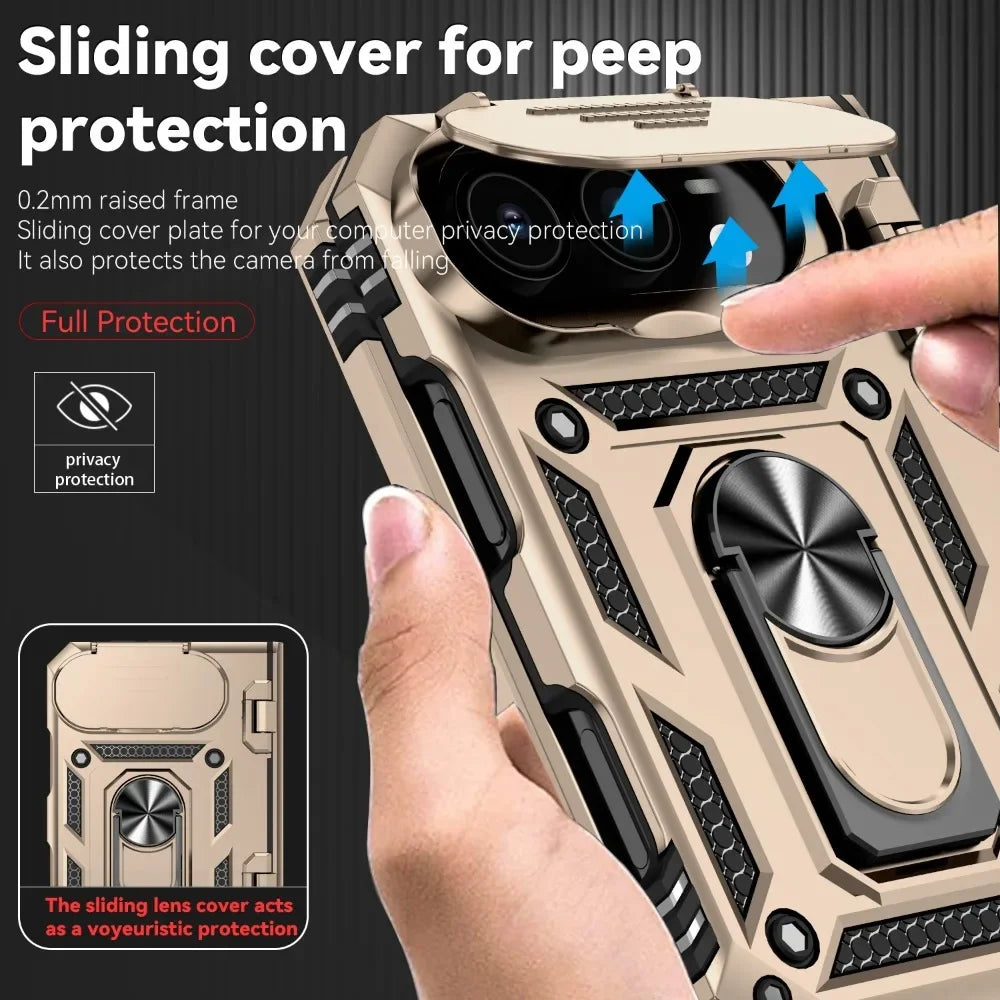 Coque iPhone Duo MagSafe avec support métal – CLEVI Paris