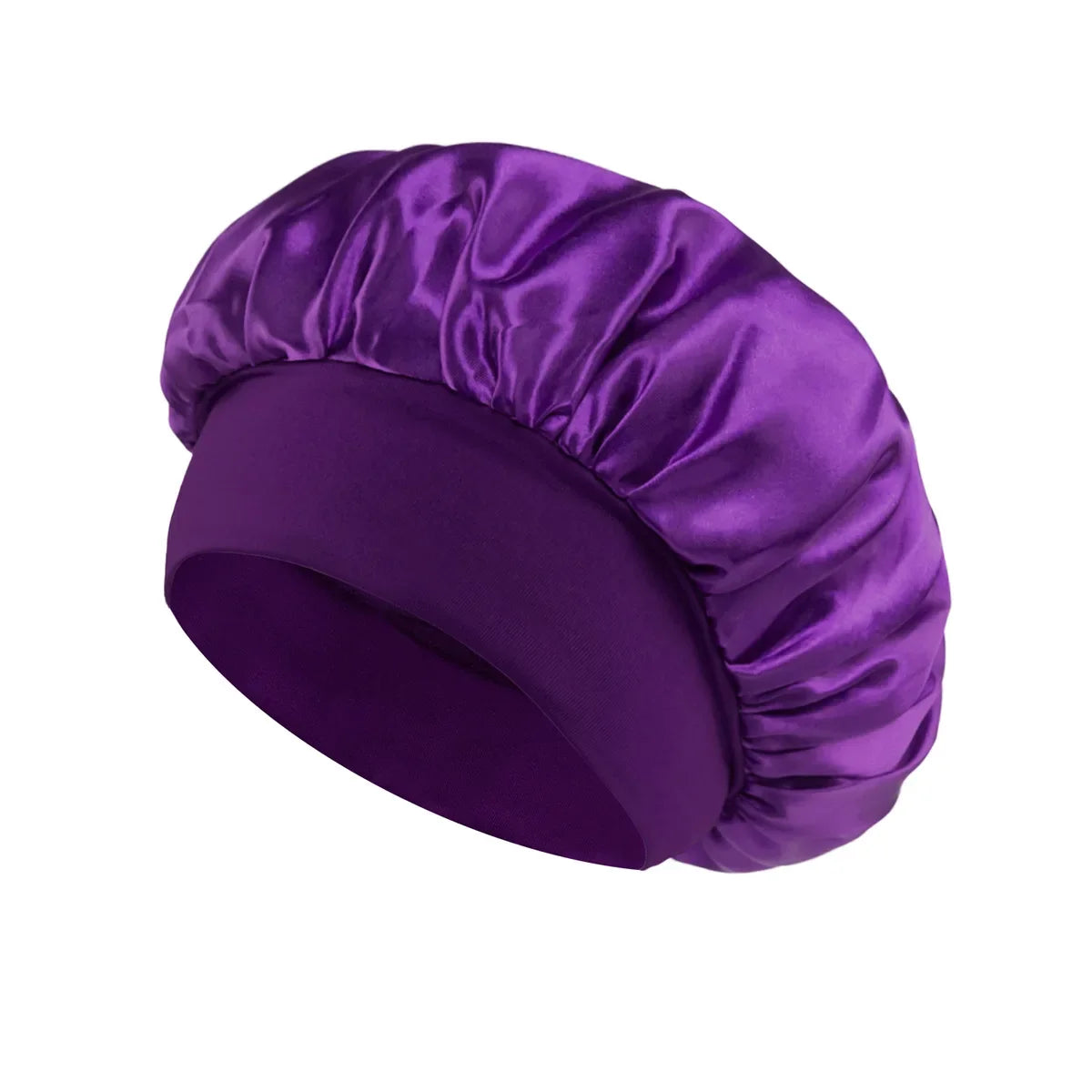 Bonnet de nuit femme en satin de polyester – CLEVI Paris
