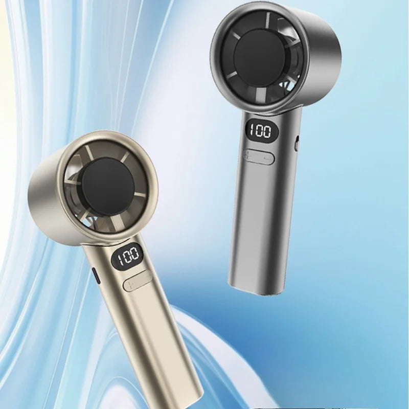 Mini Ventilateur Portable Pliable – Batterie 1800mAh Rechargeable USB Puissant Voyage Été Intérieur Extérieur – CLEVI Paris