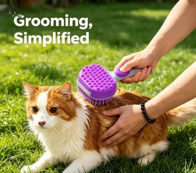 Brosse de bain en silicone chien et chat – CLEVI Paris