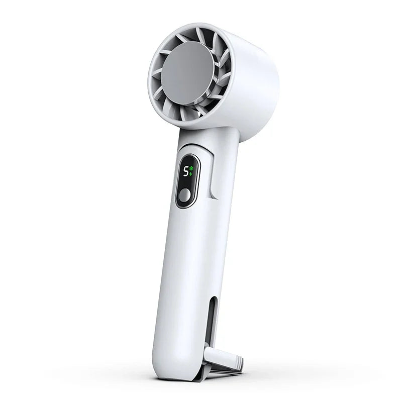 Ventilateur de cou pliable rechargeable 5 vitesses – CLEVI Paris
