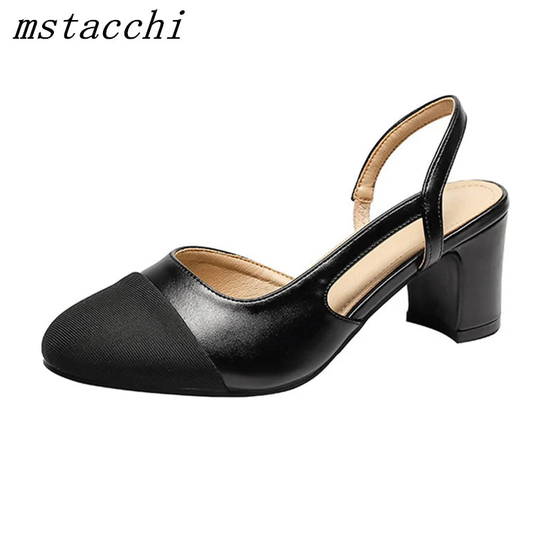 Chaussures femme à bout rond en microfibre – CLEVI Paris
