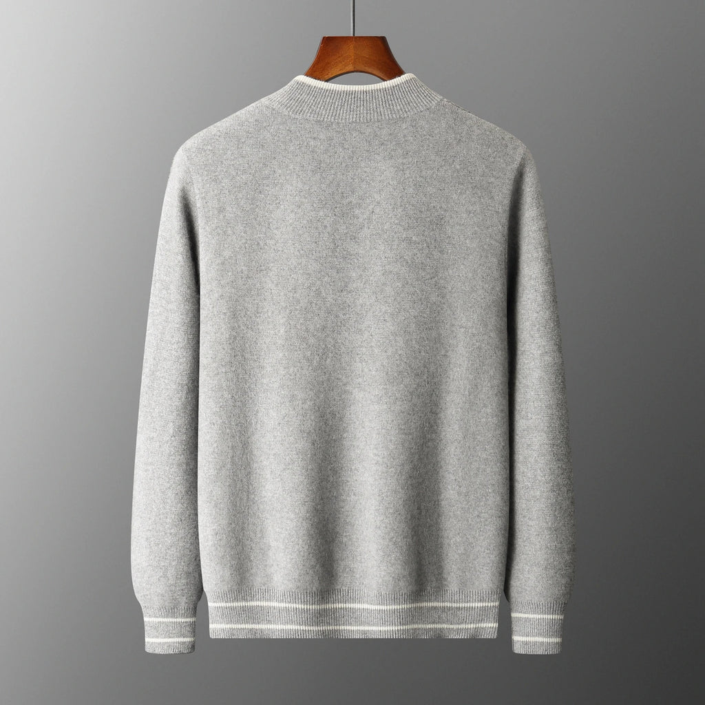 Cardigan homme en laine zippé – CLEVI Paris