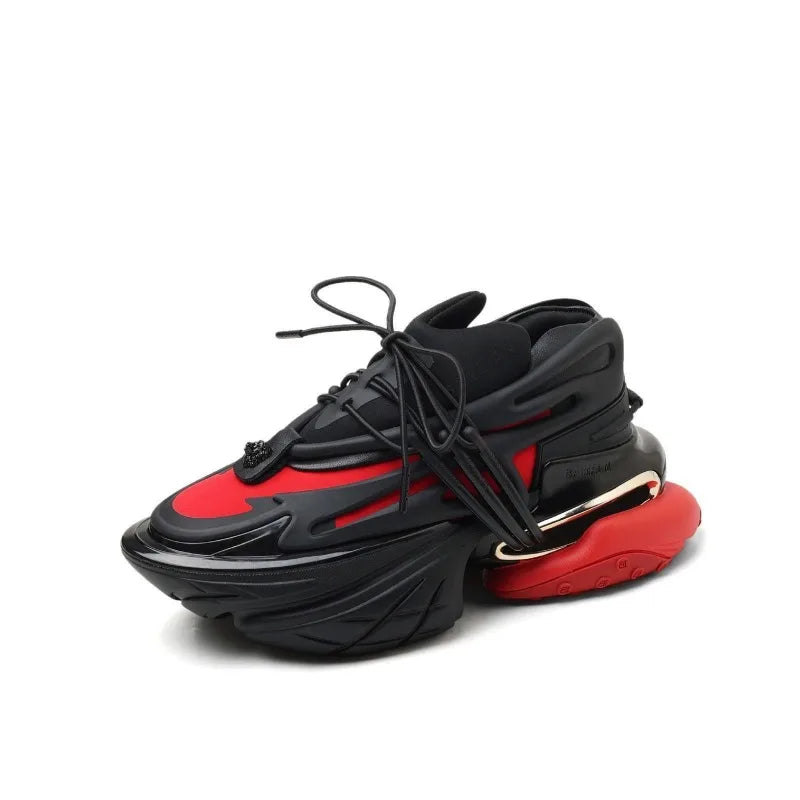 Sneakers Semelle Épaisse Compensée Unisexe Sport & Marche – CLEVI Paris