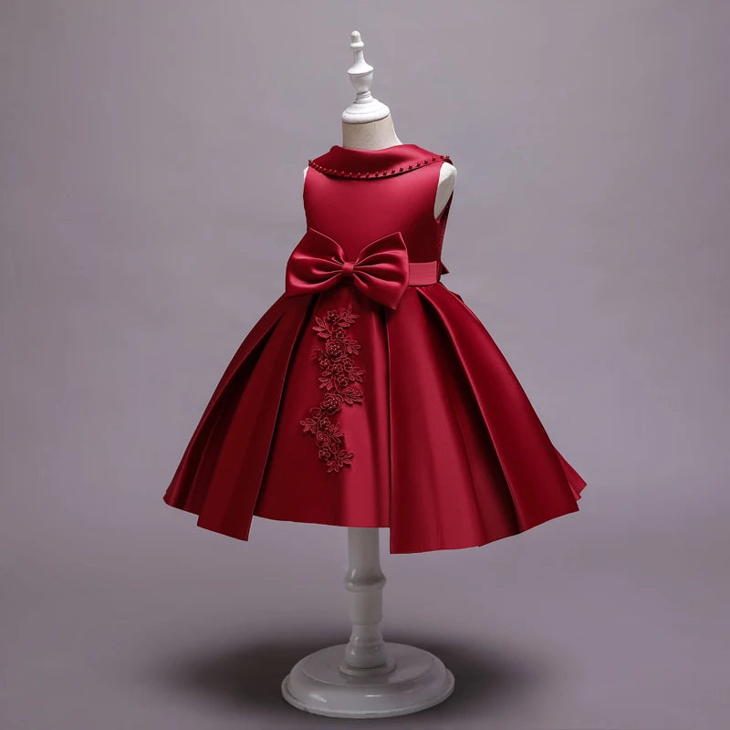 Robe princesse fille de cérémonie à fleurs – CLEVI Paris