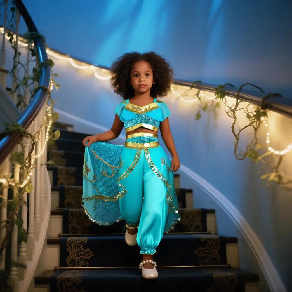 Robe de princesse fille pour déguisement – CLEVI Paris