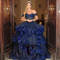 Robe de bal corset à paillettes et cristaux – CLEVI Paris