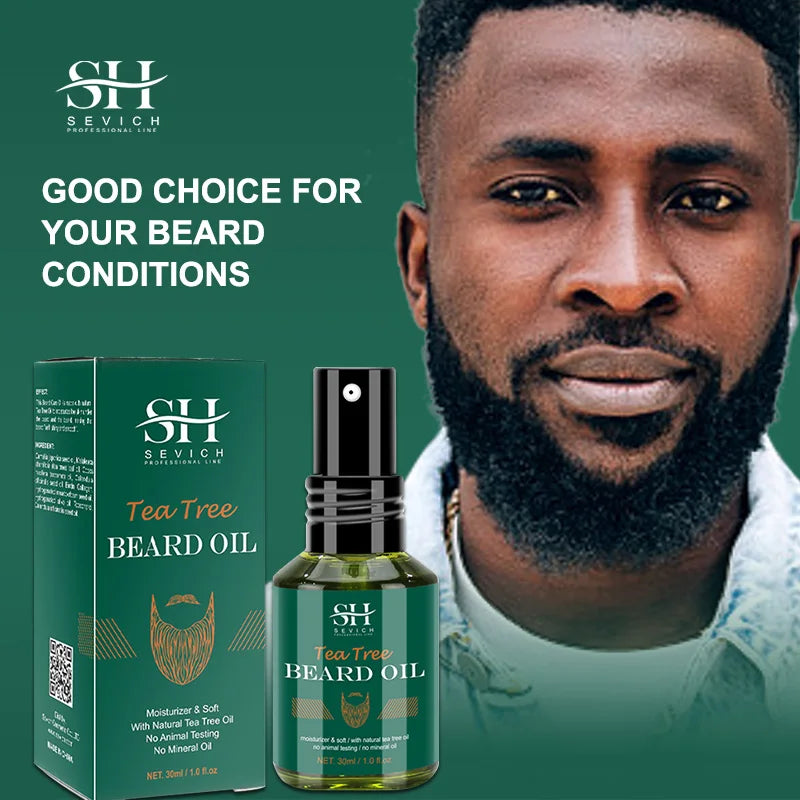 Huile à barbe Sevich au tea tree 30 ml – CLEVI Paris