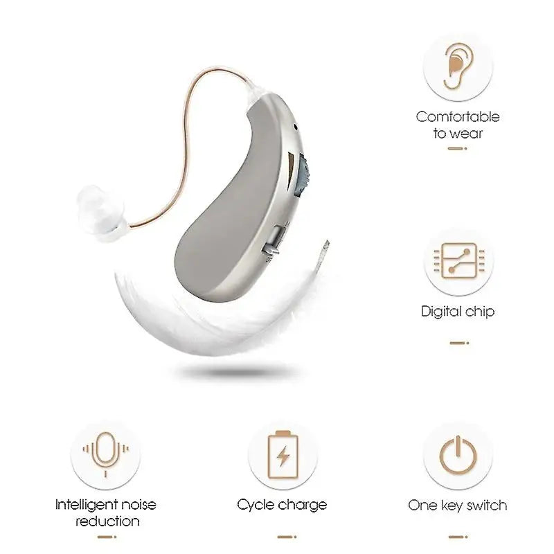 Amplificateur Auditif Rechargeable Seniors Puce Numérique – CLEVI Paris