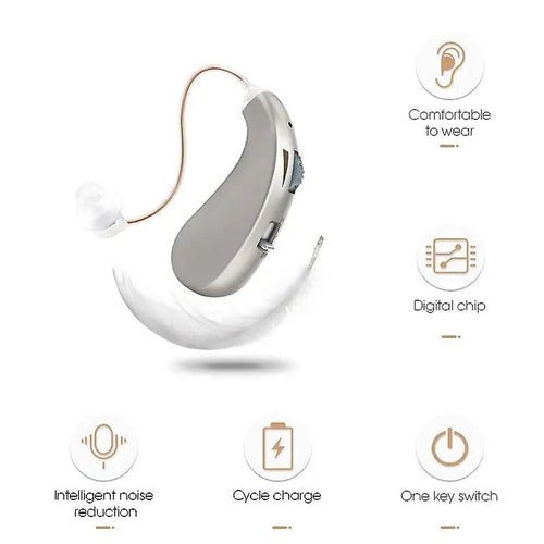 Amplificateur Auditif Rechargeable Seniors Puce Numérique – CLEVI Paris