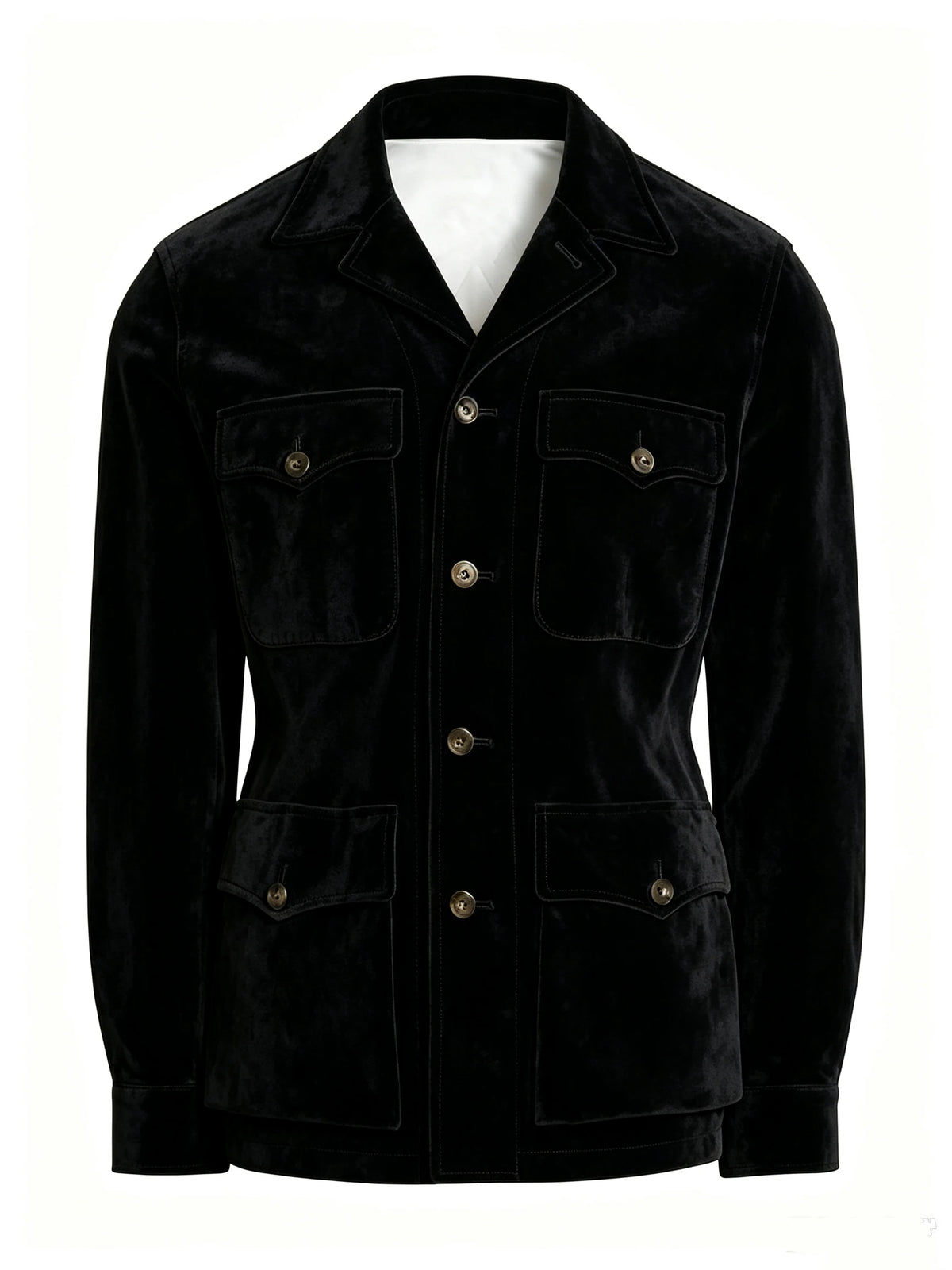 Veste safari homme en imitation daim – CLEVI Paris