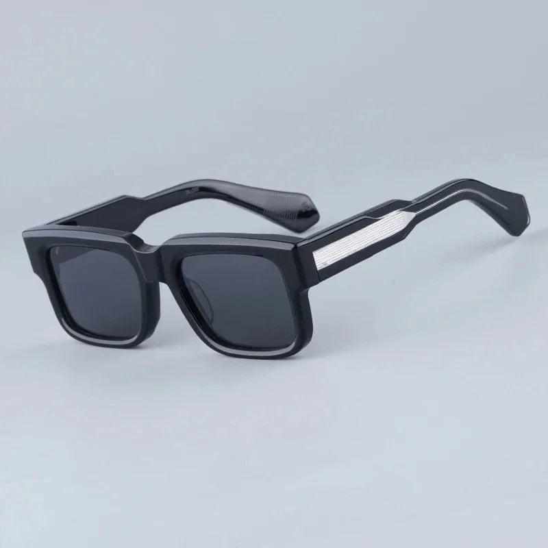 Lunettes de Soleil Grandes Carrées Acétate Hemmings UV400 Unisexe – CLEVI Paris