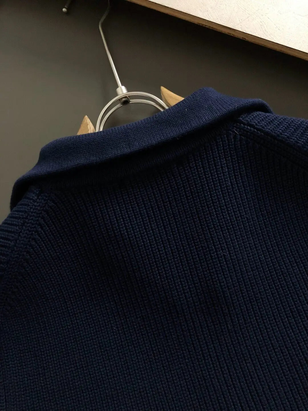 Cardigan homme zippé à col montant – CLEVI Paris