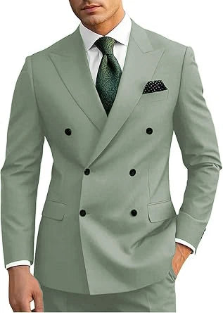 Costume homme 2 pièces double boutonnage – CLEVI Paris