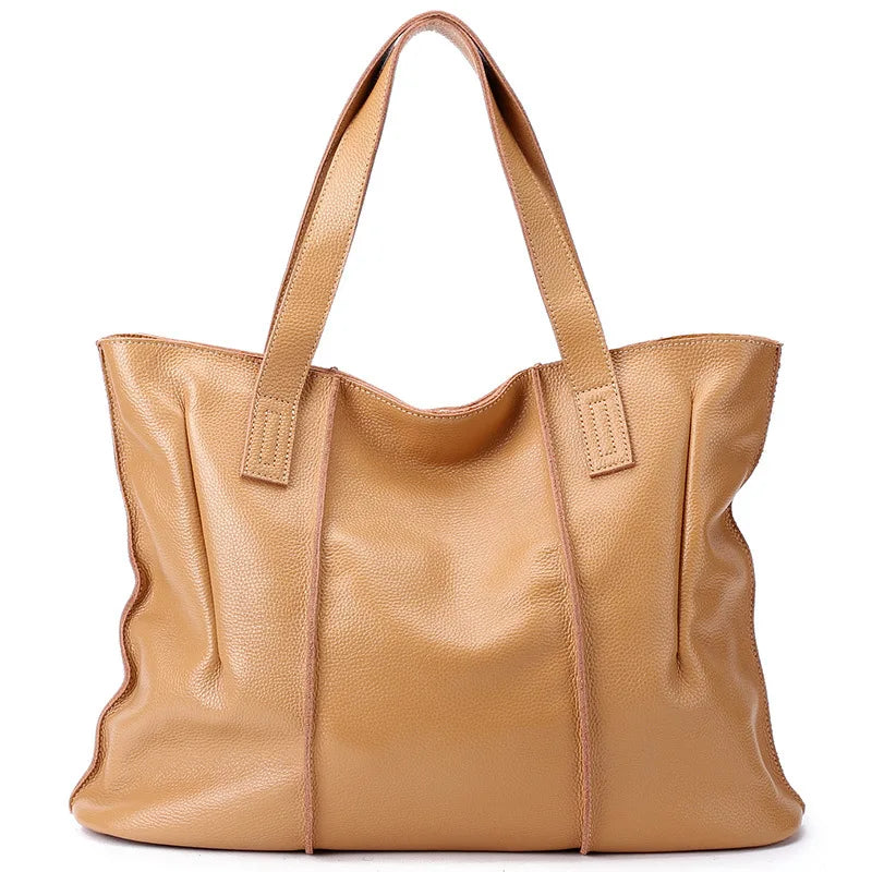Grand sac cabas femme en cuir – CLEVI Paris