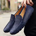 Mocassins Homme Daim Respirants Semelle Massage Casual 4 Coloris Pointures 38-44 – CLEVI Paris