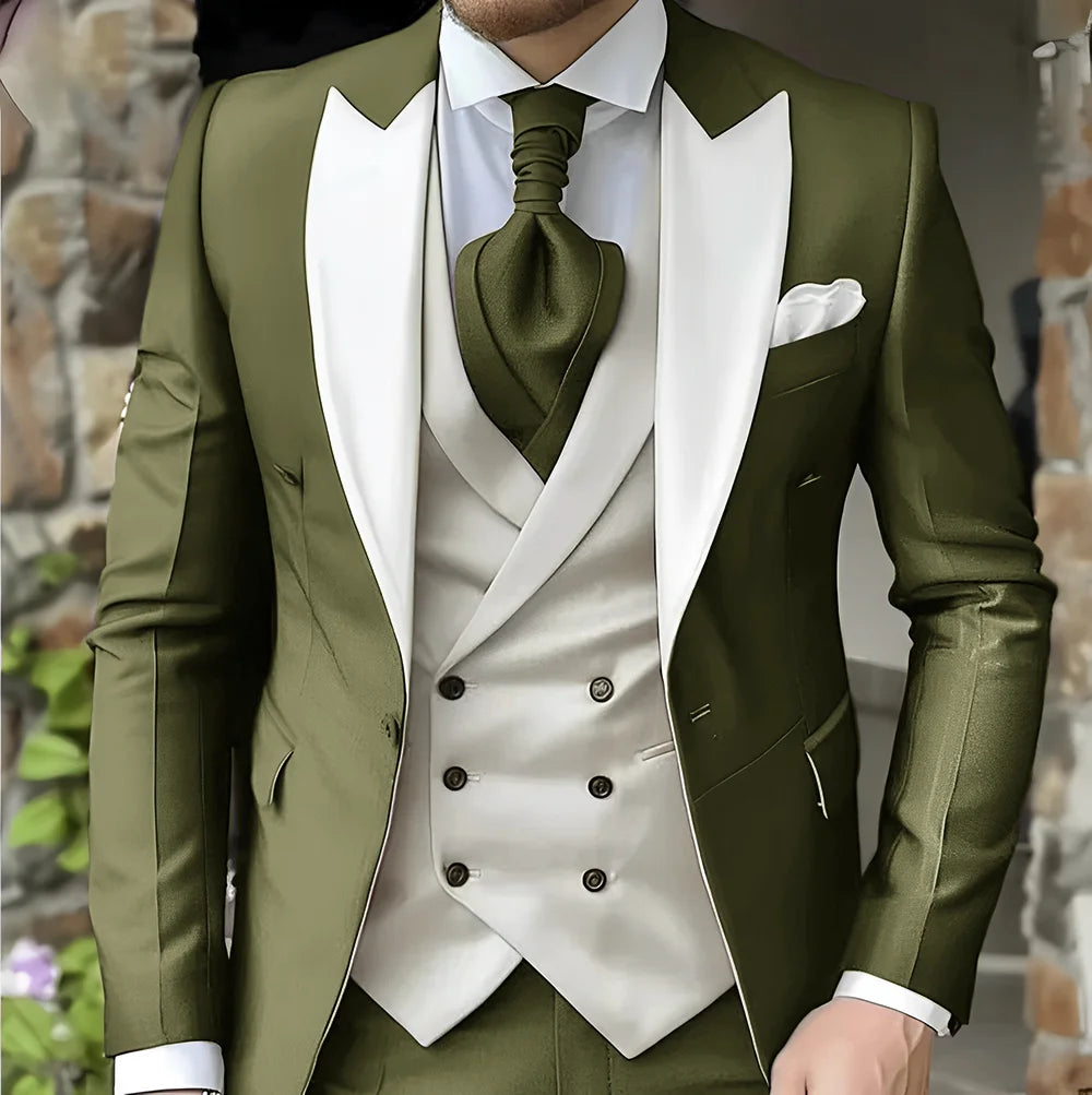 Costume 3 pièces élégant pour homme – CLEVI Paris