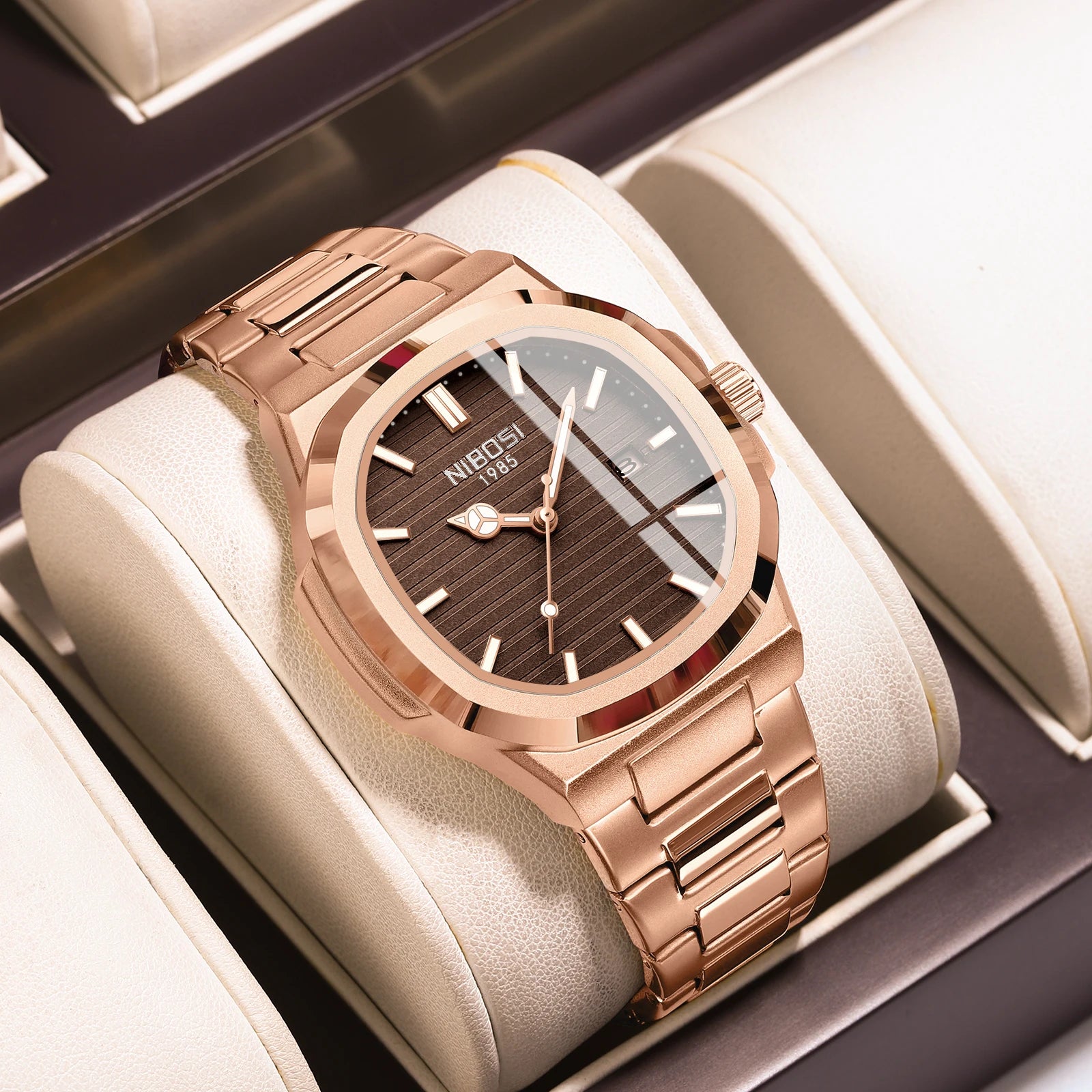 Montre Homme Quartz Militaire | Acier Inoxydable Date Automatique – CLEVI Paris