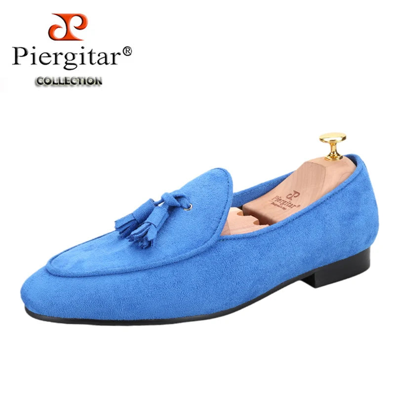 Mocassins Homme Daim à Pompons – CLEVI Paris