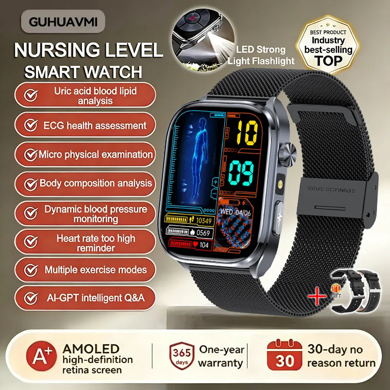Montre KAVSUMI ET572 AMOLED 2″ Bluetooth – CLEVI Paris