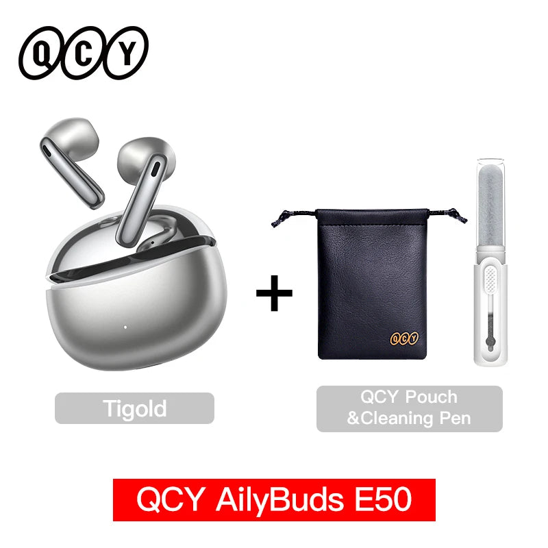 Écouteurs QCY AilyBuds E50 ANC LDAC Hi-Res BT 6.0 – CLEVI Paris