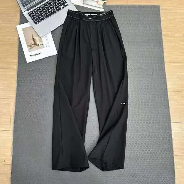 Pantalon femme taille haute à jambes larges – CLEVI Paris