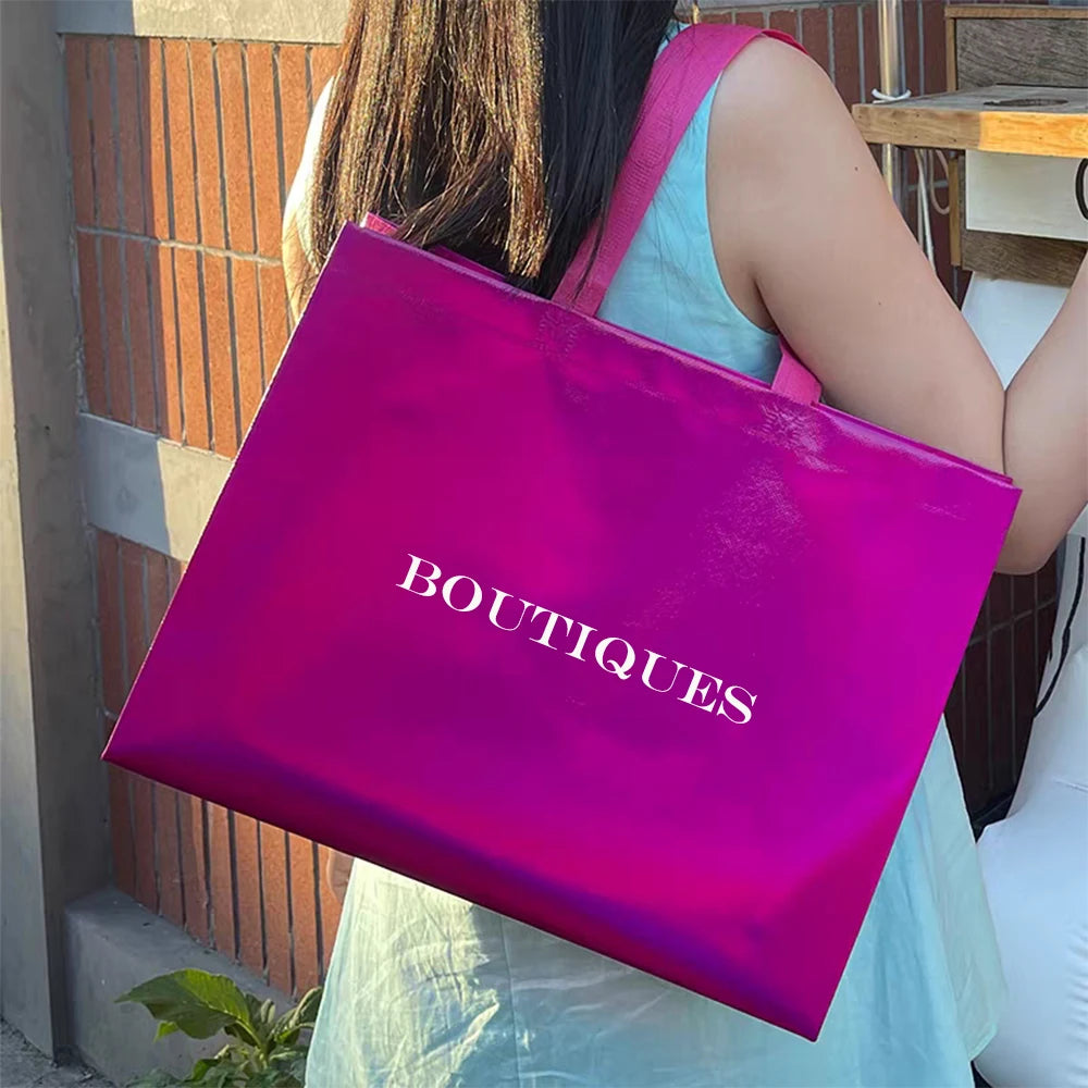 Sacs shopping métallisés personnalisables – CLEVI Paris
