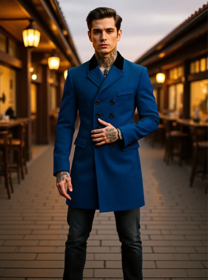 Chemise homme imprimée à manches longues – CLEVI Paris